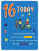 Picture of 16 TODAY BIRTHDAY CARD